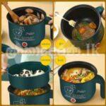 Green Moon Multi Electric Hot Pot Mini Rice Cooker Small 1.8L Cookers Non-Stick Liner Rice Cooker With Steamer