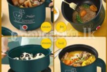 Green Moon Multi Electric Hot Pot Mini Rice Cooker Small 1.8L Cookers Non-Stick Liner Rice Cooker With Steamer