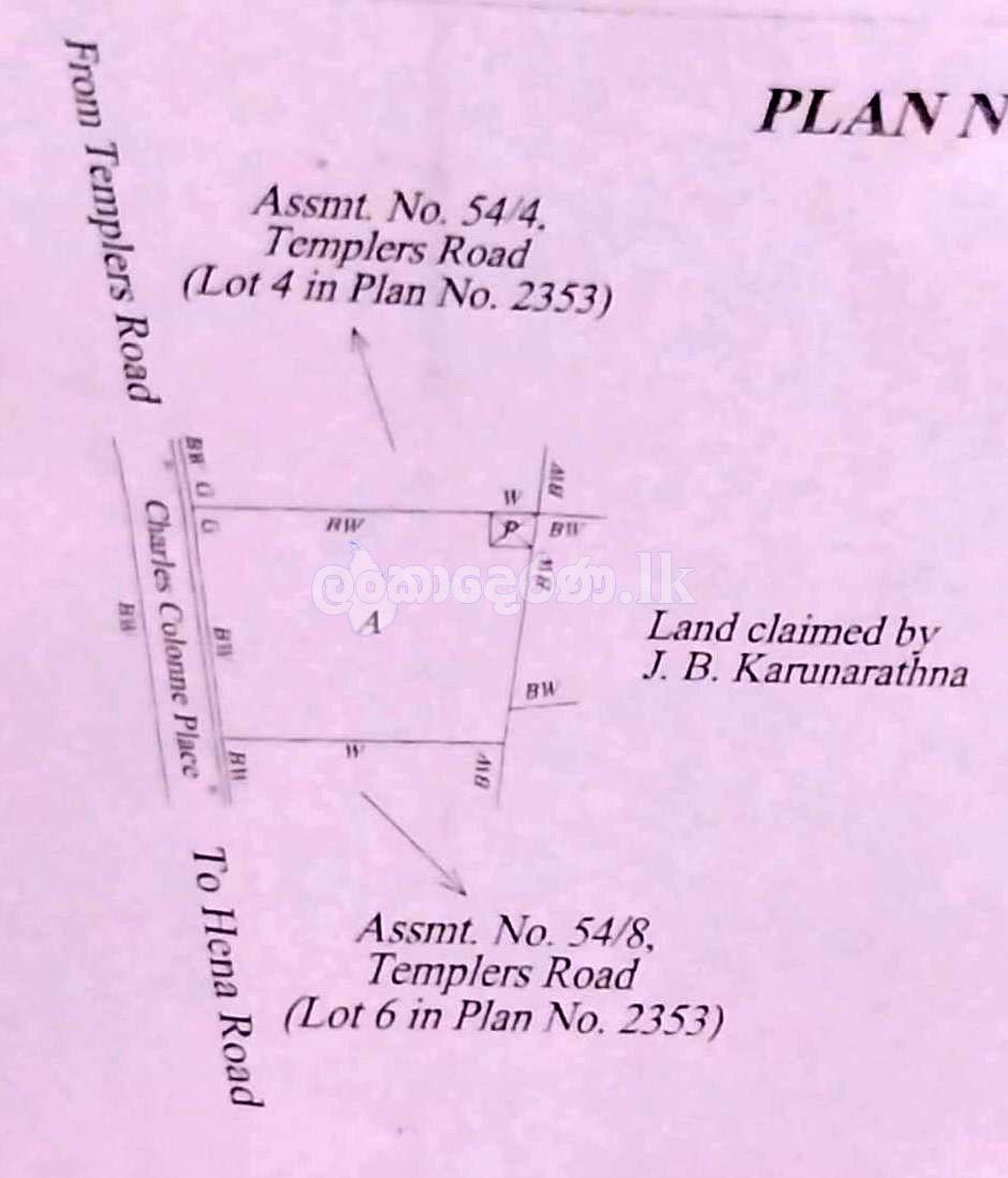 Land for sale (3986) Mt.lavinia